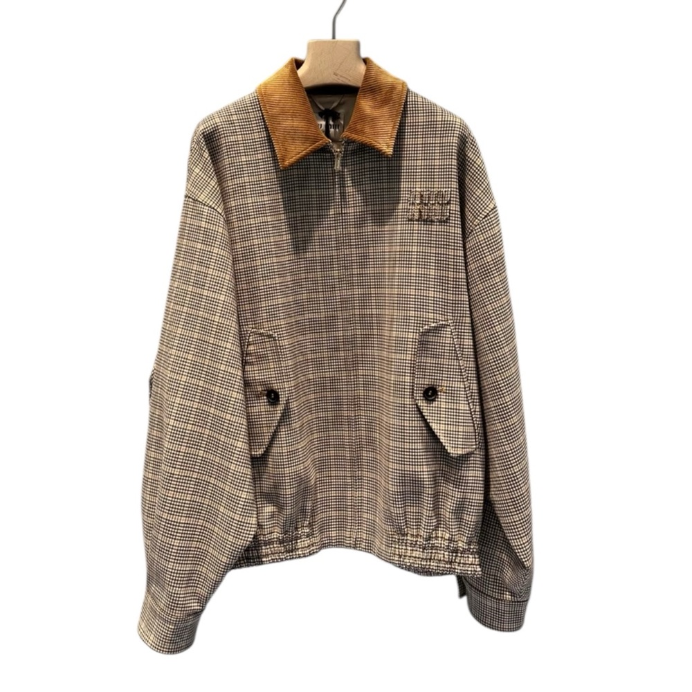 Miu Miu Checked double weave blouson jacket It36 - Picture 10 of 10